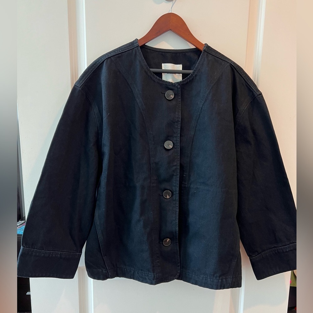 Everlane Black Utility Jacket - image 3